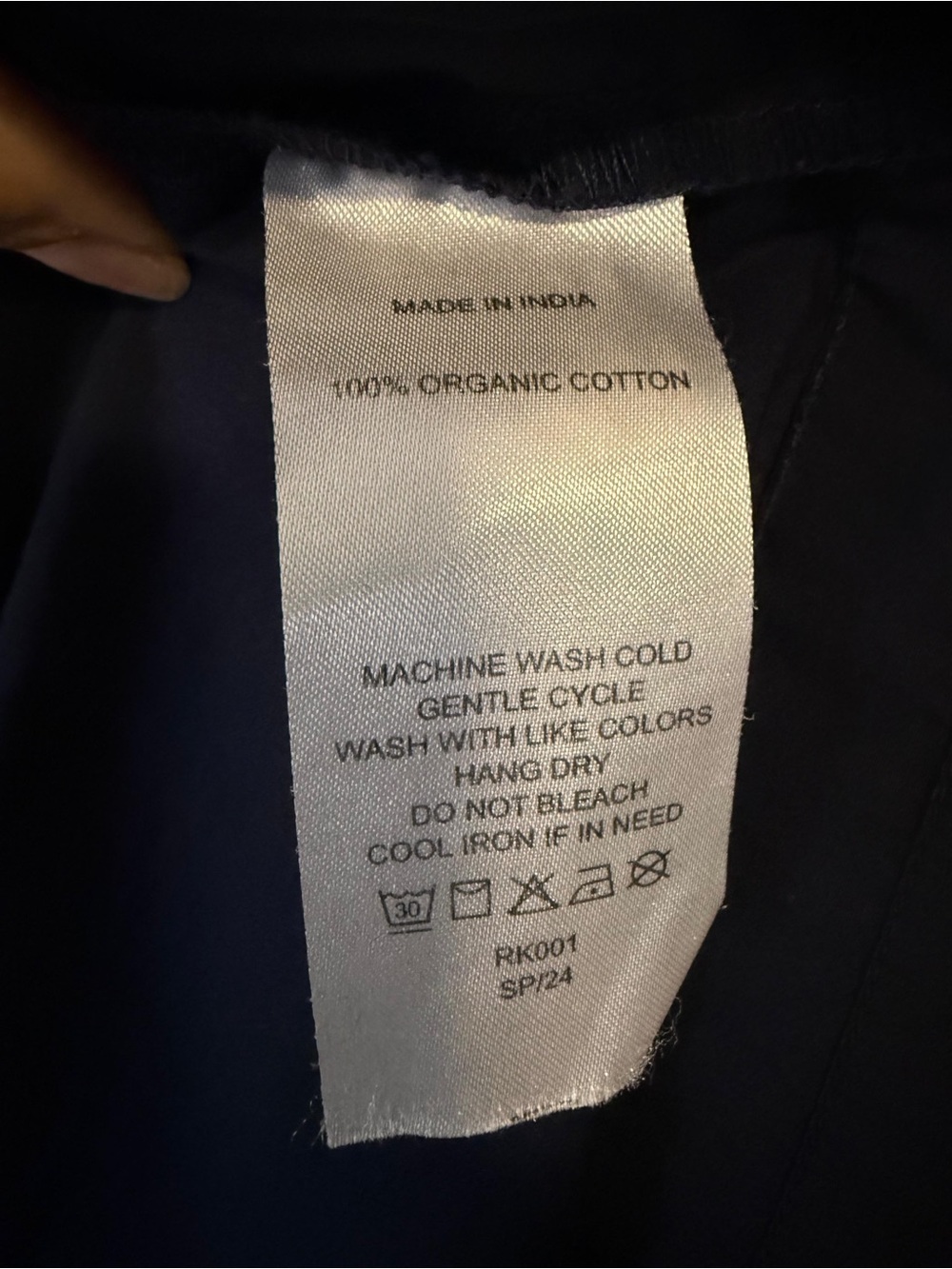 Quince- 100% Organic Cotton Poplin Tiered Maxi Dress Sz: L - Picture 10 of 11